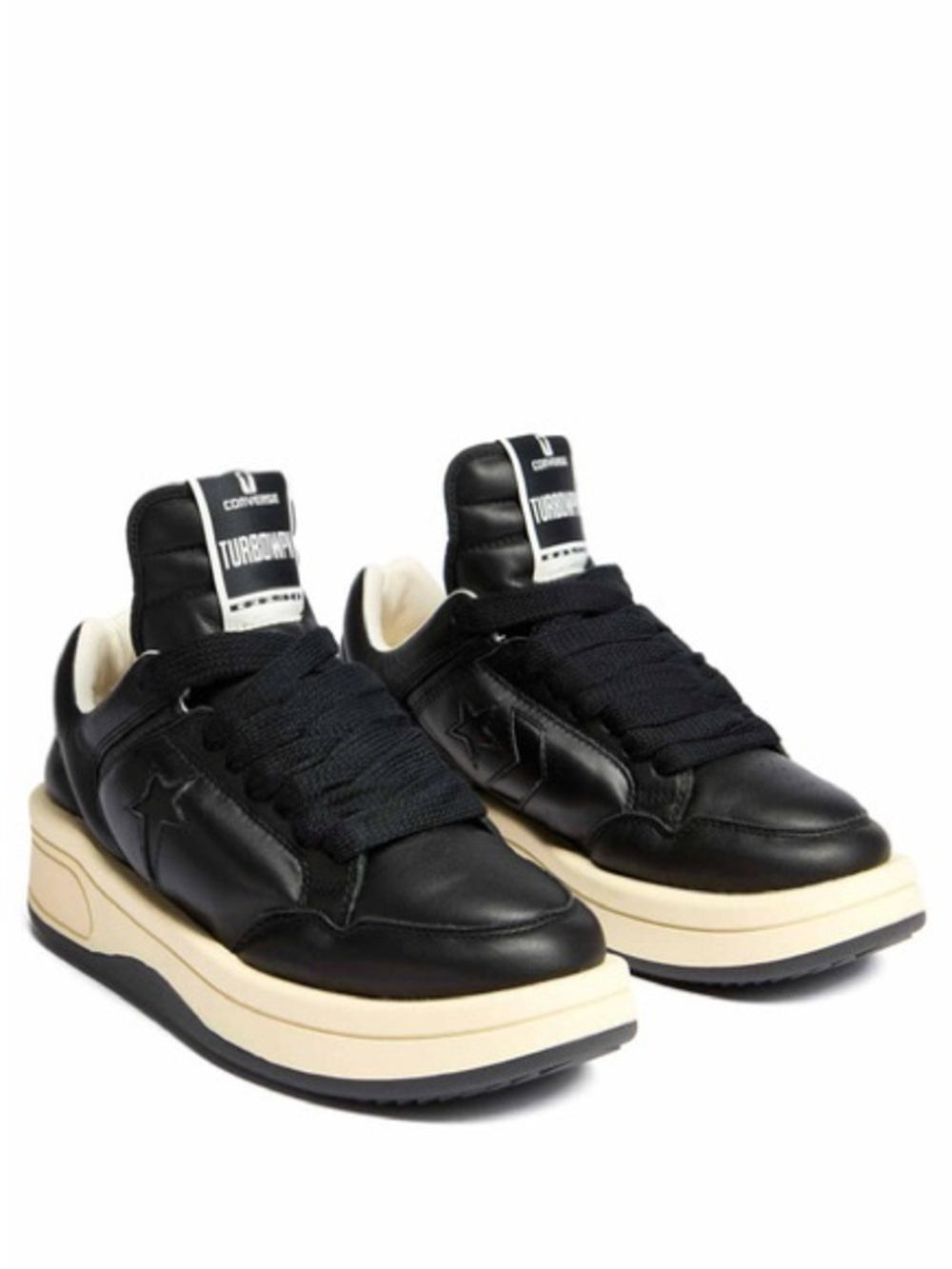 Rick Owens x Converse DRKSHDW TURBOWPN Low 'Black Cloud Cream' Sneaker trendy